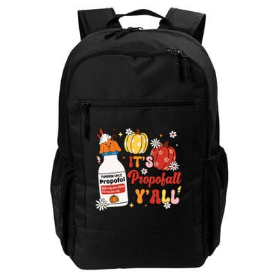 Halloween Icu Nurse Its Propofall Yall Crna Icu Fall Autumn Daily Commute Backpack