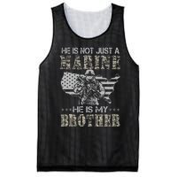 He Is Not Just Marine He Is My Bror Sisters Brors Mesh Reversible Basketball Jersey Tank