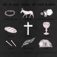 He Is Not Here He Has Risen Christian Jesus Easter Day Family Matching Cool Comfort Performance Bucket Hat