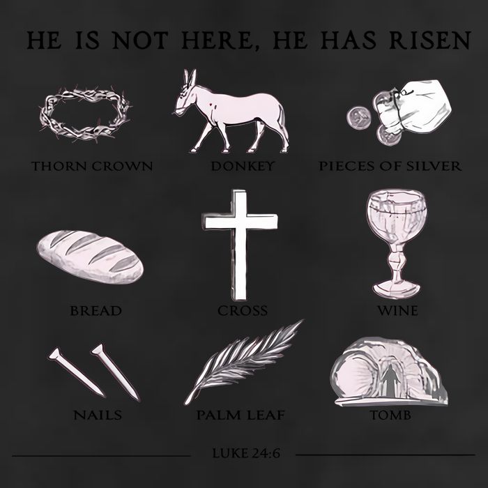 He Is Not Here He Has Risen Christian Jesus Easter Day Family Matching Cool Comfort Performance Bucket Hat