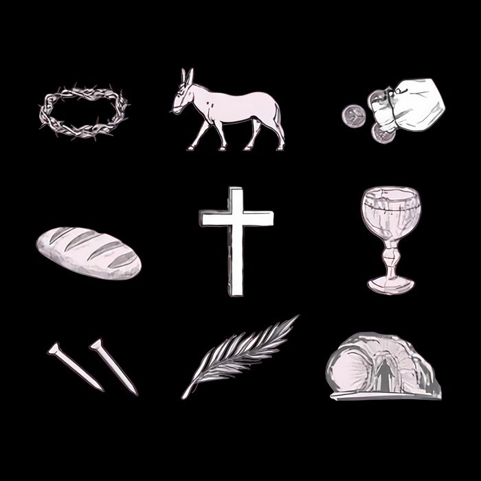 He Is Not Here He Has Risen Christian Jesus Easter Day Family Matching Flat Bill Trucker Hat