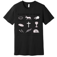 He Is Not Here He Has Risen Christian Jesus Easter Day Family Matching Premium T-Shirt