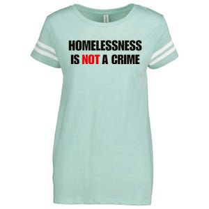 Homelessness Is Not A Crime Enza Ladies Jersey Football T-Shirt