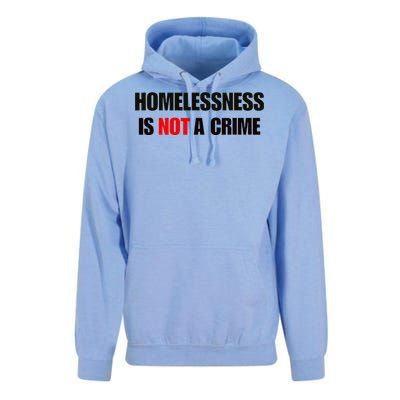 Homelessness Is Not A Crime Unisex Surf Hoodie