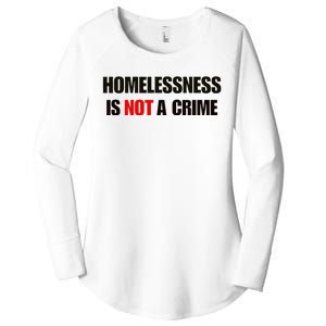 Homelessness Is Not A Crime Women's Perfect Tri Tunic Long Sleeve Shirt