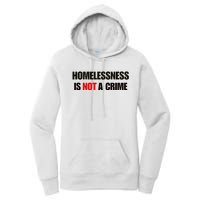 Homelessness Is Not A Crime Women's Pullover Hoodie