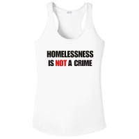 Homelessness Is Not A Crime Ladies PosiCharge Competitor Racerback Tank