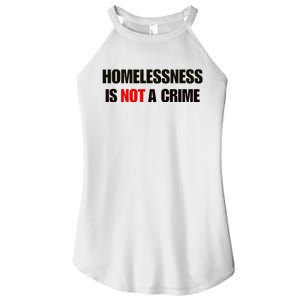 Homelessness Is Not A Crime Women's Perfect Tri Rocker Tank