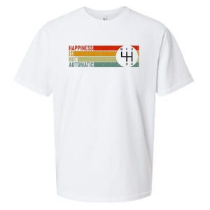 Happiness Is Not Automatic 4 Speed Manual Transmission Sueded Cloud Jersey T-Shirt