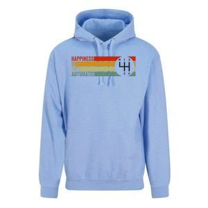 Happiness Is Not Automatic 4 Speed Manual Transmission Unisex Surf Hoodie