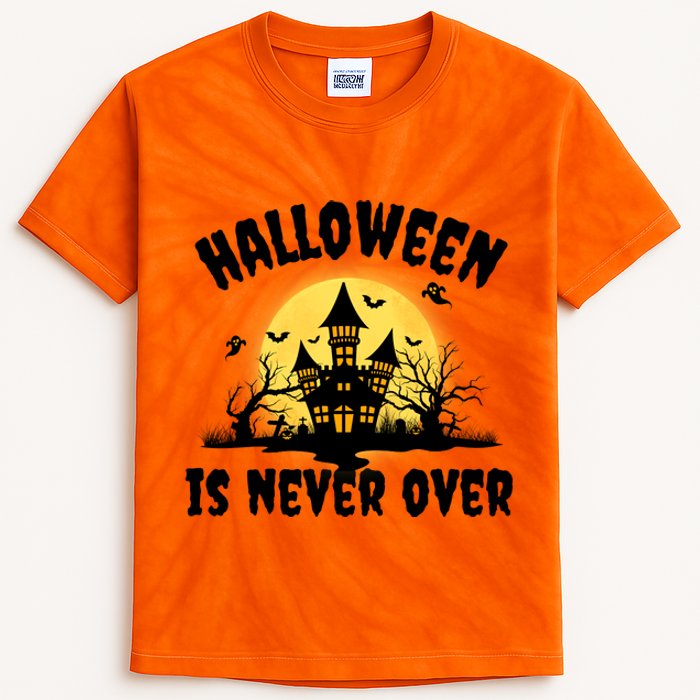 Halloween Is Never Over Kids Tie-Dye T-Shirt