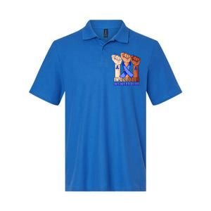 Hand In October We Wear Blue Colon Cancer Awareness Month Gift Softstyle Adult Sport Polo