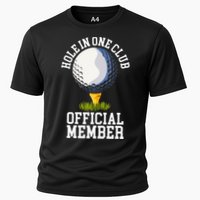 Hole In One Club Golf Club Golfer Hole In One Cooling Performance Crew T-Shirt