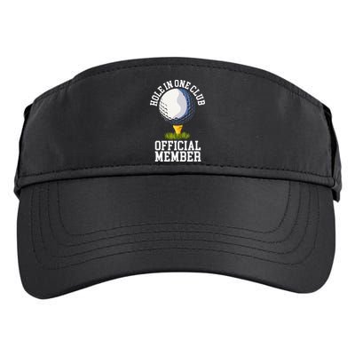 Hole In One Club Golf Club Golfer Hole In One Adult Drive Performance Visor