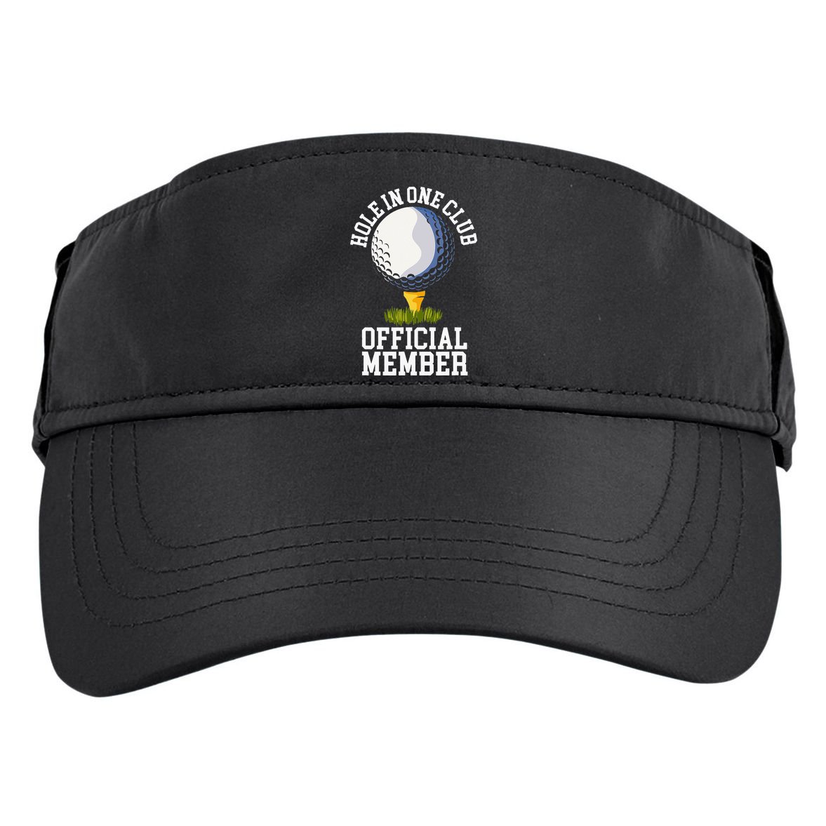 Hole In One Club Golf Club Golfer Hole In One Adult Drive Performance Visor