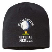 Hole In One Club Golf Club Golfer Hole In One Sustainable Beanie