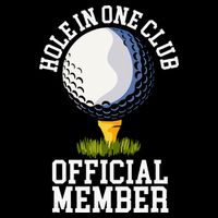 Hole In One Club Golf Club Golfer Hole In One 16 in Basic Backpack