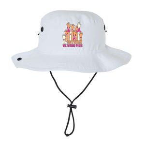 Hand In October We Wear Pink Breast Cancer Awareness Month Legacy Cool Fit Booney Bucket Hat