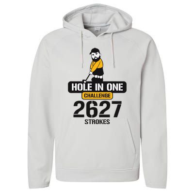 Hole In One Challenge 2627 Strokes Performance Fleece Hoodie