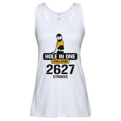 Hole In One Challenge 2627 Strokes Ladies Essential Flowy Tank