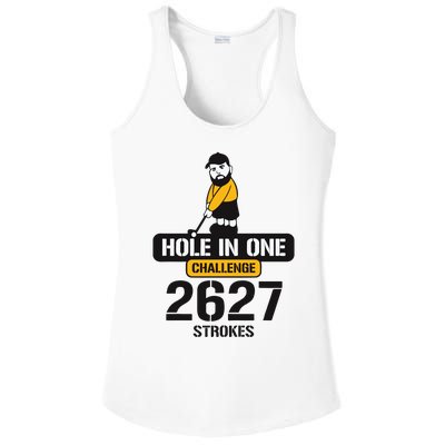 Hole In One Challenge 2627 Strokes Ladies PosiCharge Competitor Racerback Tank