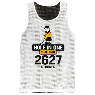 Hole In One Challenge 2627 Strokes Mesh Reversible Basketball Jersey Tank