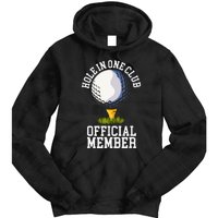 Hole In One Club Golf Club Golfer Hole In One Tie Dye Hoodie