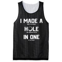 Hole In One Golf Gag Mesh Reversible Basketball Jersey Tank