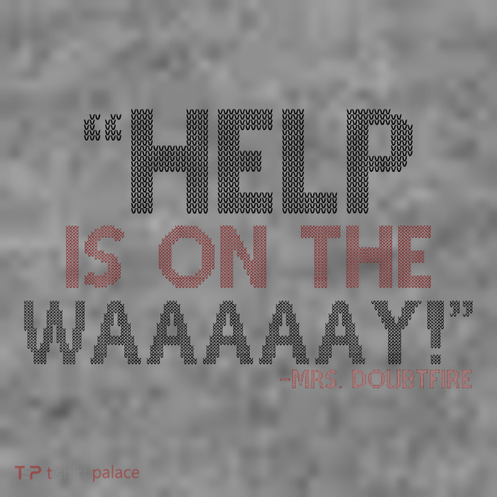 Help Is On The Waaaaay! Mrs. Doubtfire Sustainable Beanie