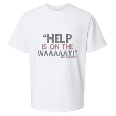 Help Is On The Waaaaay! Mrs. Doubtfire Sueded Cloud Jersey T-Shirt