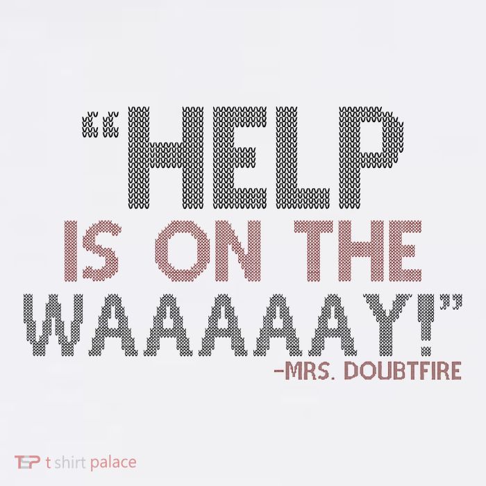Help Is On The Waaaaay! Mrs. Doubtfire Adult Drive Performance Visor
