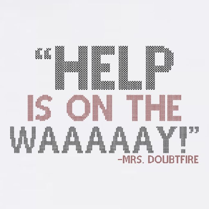 Help Is On The Waaaaay! Mrs. Doubtfire Youth Performance Sprint T-Shirt