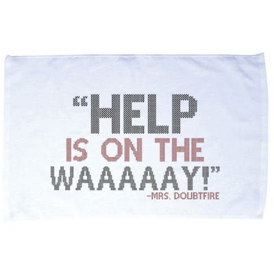 Help Is On The Waaaaay! Mrs. Doubtfire Microfiber Hand Towel
