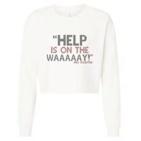 Help Is On The Waaaaay! Mrs. Doubtfire Cropped Pullover Crew