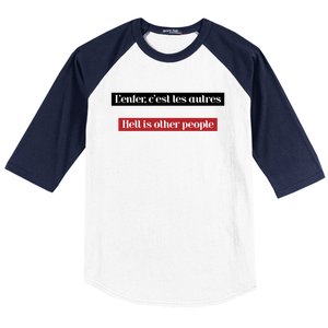 Hell Is Other People Baseball Sleeve Shirt