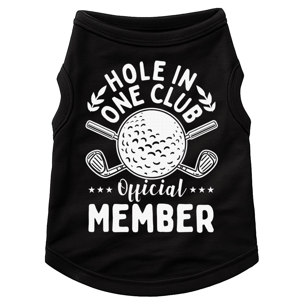 Hole In One Club Golfing Design For Golfer Golf Doggie Tank