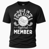 Hole In One Club Golfing Design For Golfer Golf Cooling Performance Crew T-Shirt