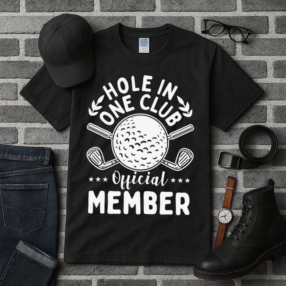 Hole In One Club Golfing Design For Golfer Golf Tall T-Shirt
