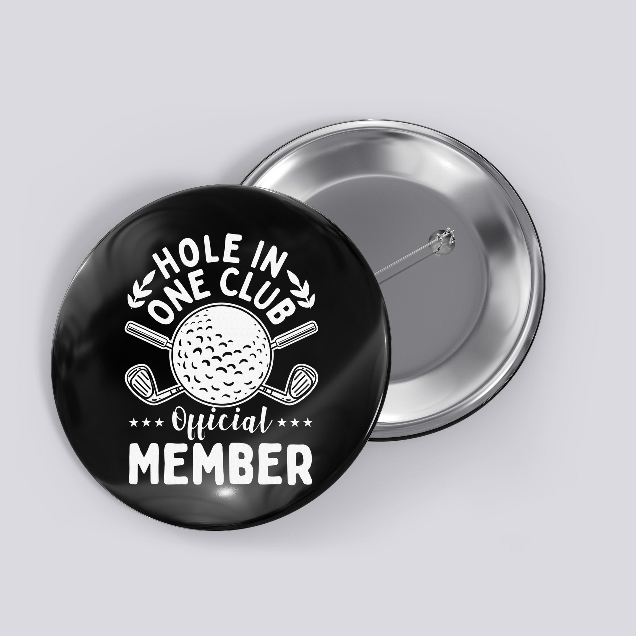 Hole In One Club Golfing Design For Golfer Golf Button