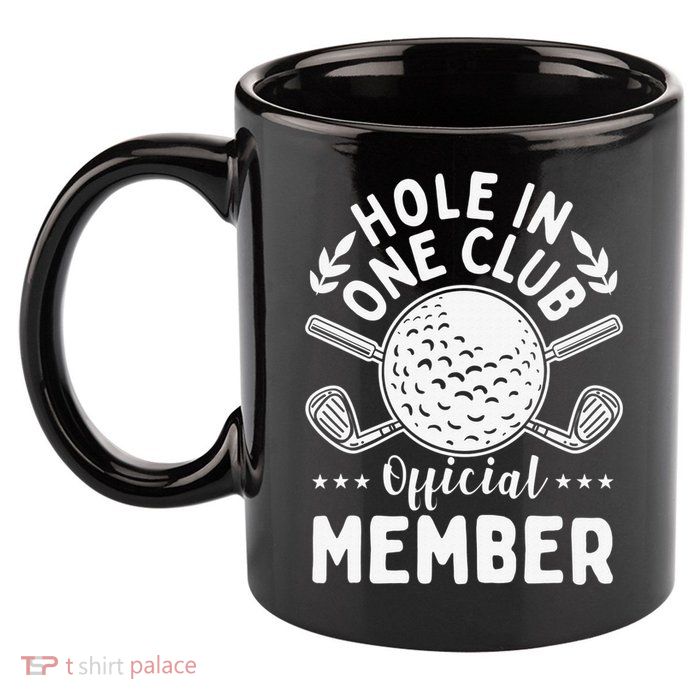 Hole In One Club Golfing Design For Golfer Golf 11oz C Handle Ceramic Mug