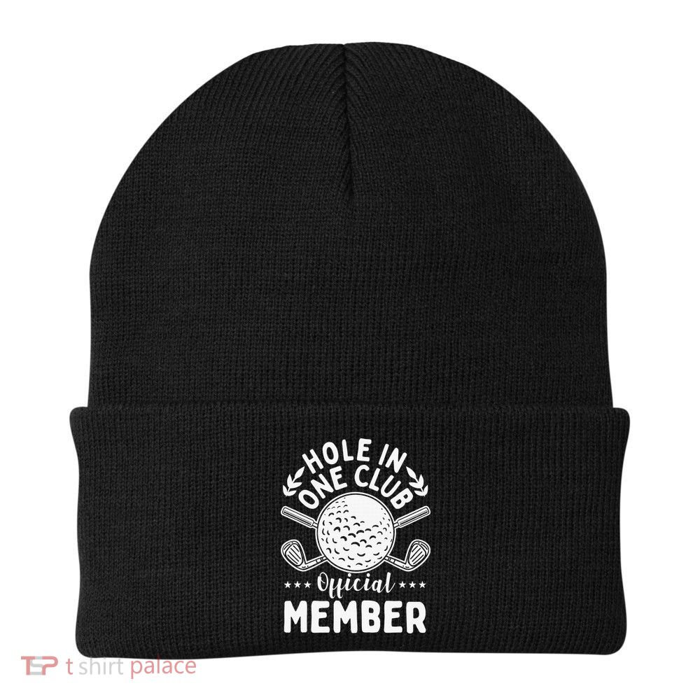 Hole In One Club Golfing Design For Golfer Golf Beanie