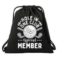Hole In One Club Golfing Design For Golfer Golf Drawstring Bag