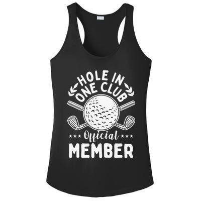 Hole In One Club Golfing Design For Golfer Golf Ladies PosiCharge Competitor Racerback Tank