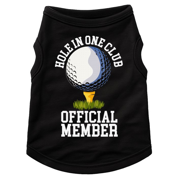 Hole In One Club Golfing Design For Golfer Golf Doggie Tank