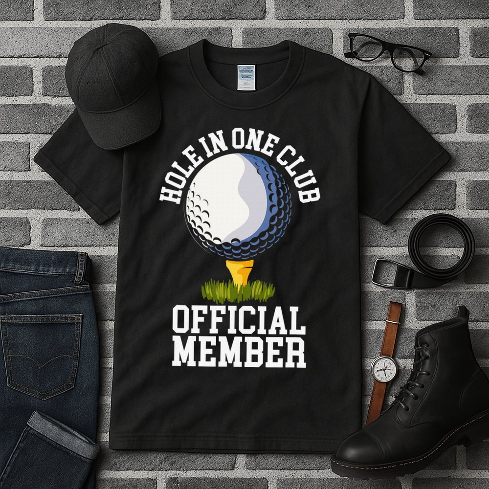 Hole In One Club Golfing Design For Golfer Golf Tall T-Shirt