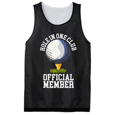 Hole In One Club Golfing Design For Golfer Golf Mesh Reversible Basketball Jersey Tank