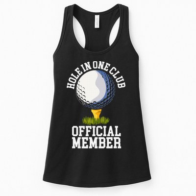 Hole In One Club Golfing Design For Golfer Golf Womens Tank Top