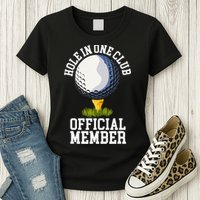 Hole In One Club Golfing Design For Golfer Golf Womens T-Shirt