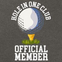 Hole In One Club Golfing Design For Golfer Golf Cotton Canvas Backpack