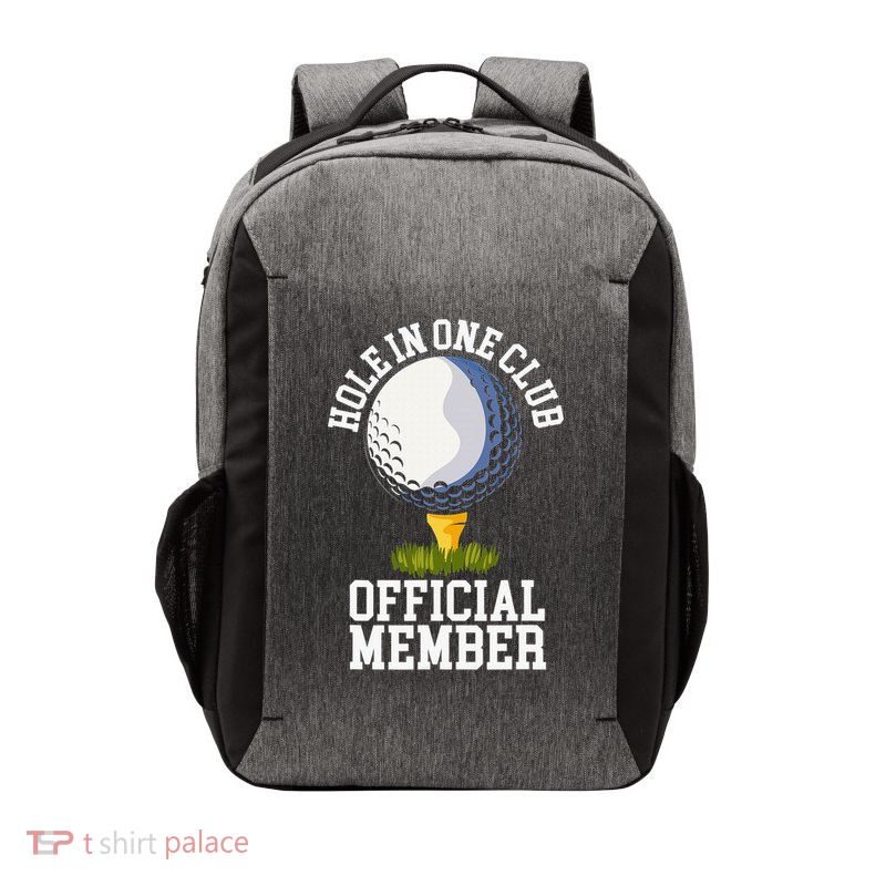 Hole In One Club Golfing Design For Golfer Golf Vector Backpack